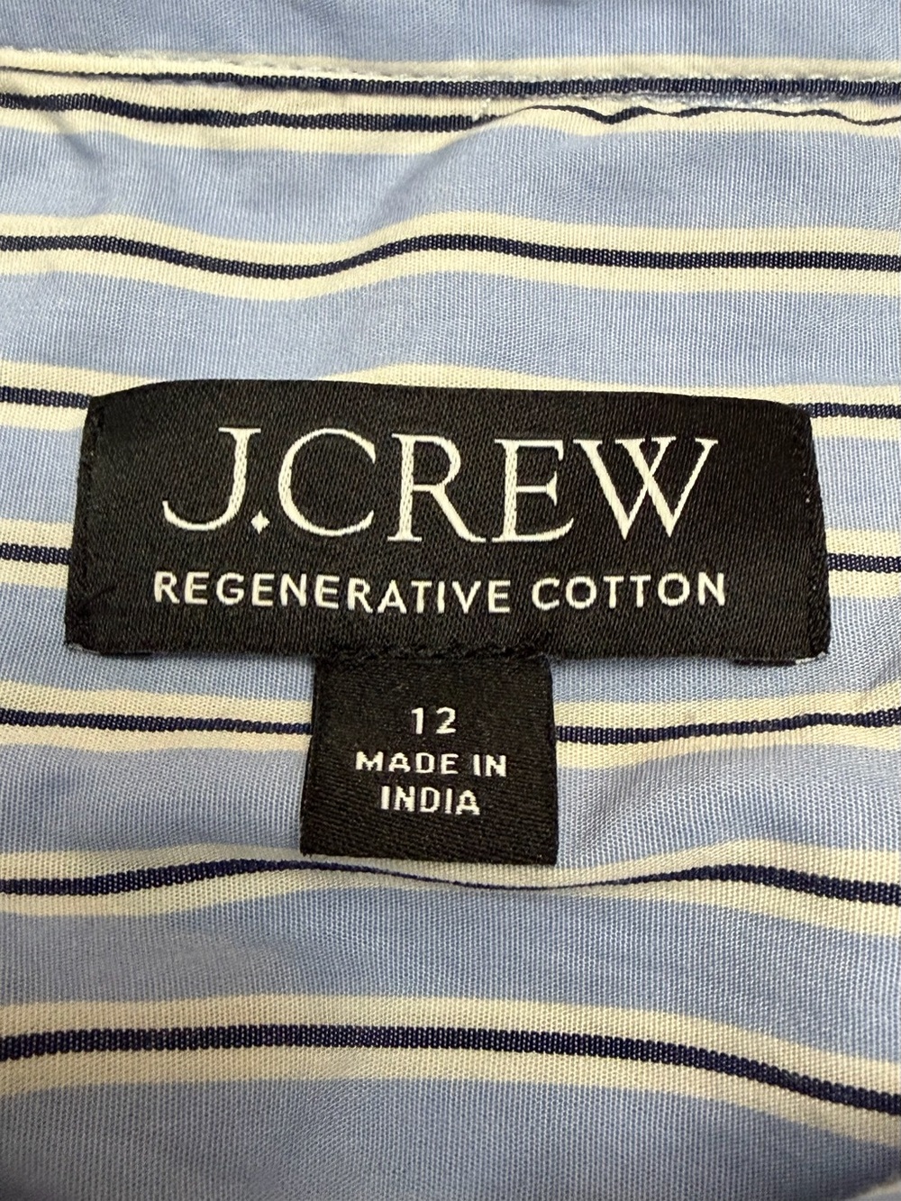 J. Crew Elena shirt-dress in striped cotton poplin - Picture 4 of 8